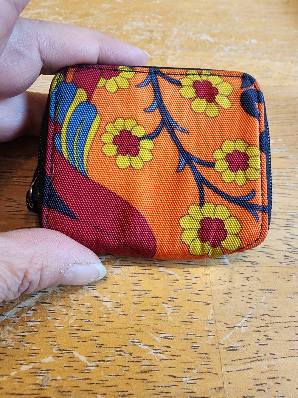 vintage Gucci floral nylon canvas coin pouch designed from Tom Ford Era